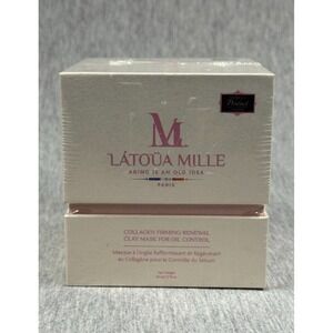 Latoua Mille Collagen Firming Renewal Clay Mask Oil Control 50 ml Paris New